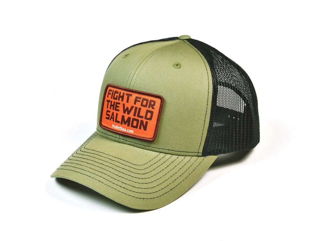 Wild Salmon Trucker Hat - Loden/Black