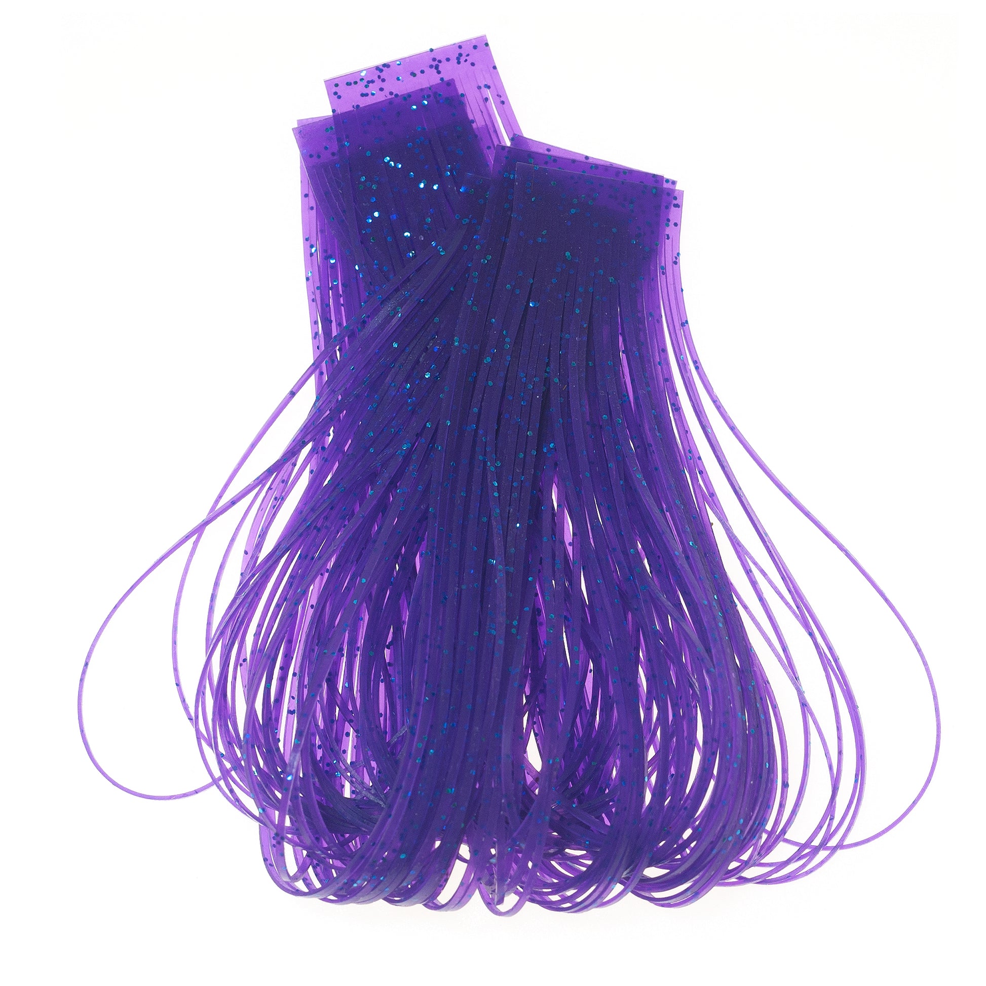 Aqua Flies purple Speckle Flake silicone legs with blue flake for fly tying