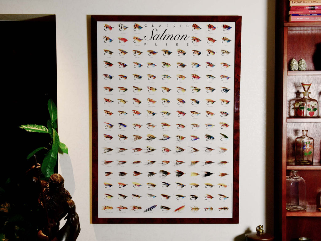 Classic Salmon Flies Poster