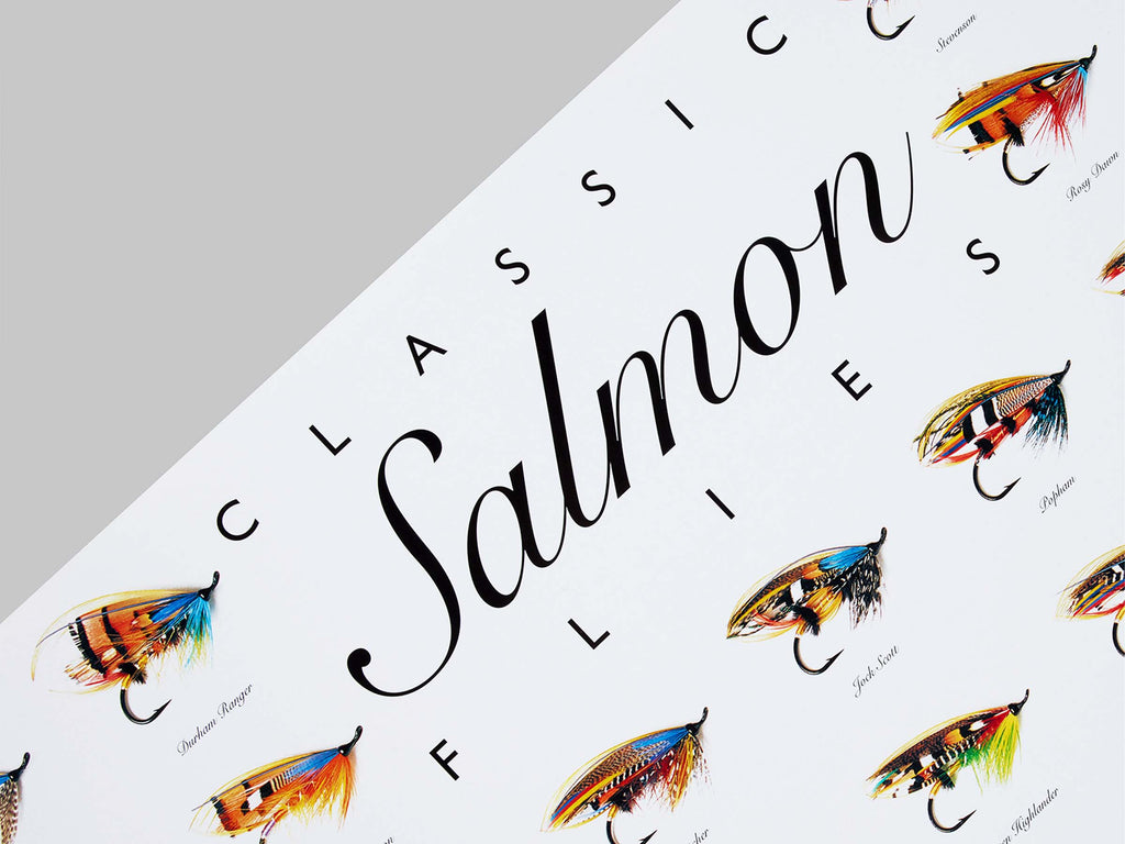 Classic Salmon Flies Poster