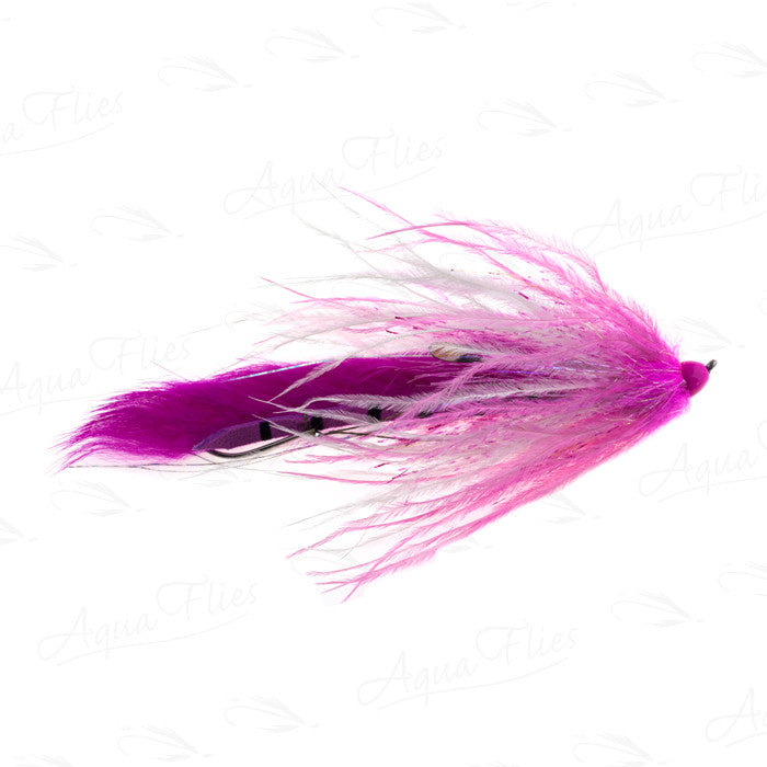 Jerry French Chinook flies Dirty Hoh Pink